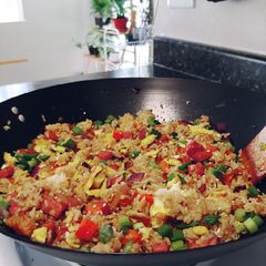 A picture of Spam Fried Rice.