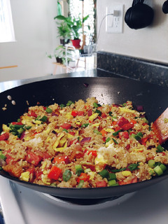 A picture of Spam Fried Rice.