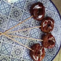 A picture of Cheesey Bread Lollies.