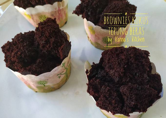 Brownies kukus tepung beras