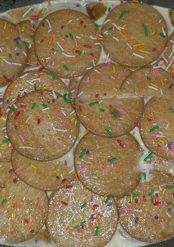 Una foto de Helado de galletas María
