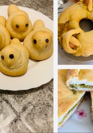 Foto di Pizza di cipolla (calzone di cipolla) tre ricette unico impasto