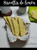 Biscottis de limón