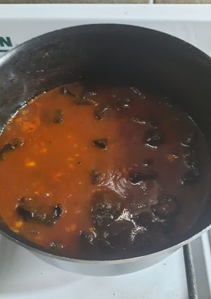 Una foto de Salsa con champiñones Portobello o Paris