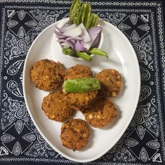 A picture of Mint chana dal kabab.