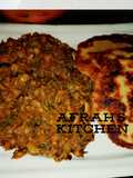 Beans porridge with butter chapati
