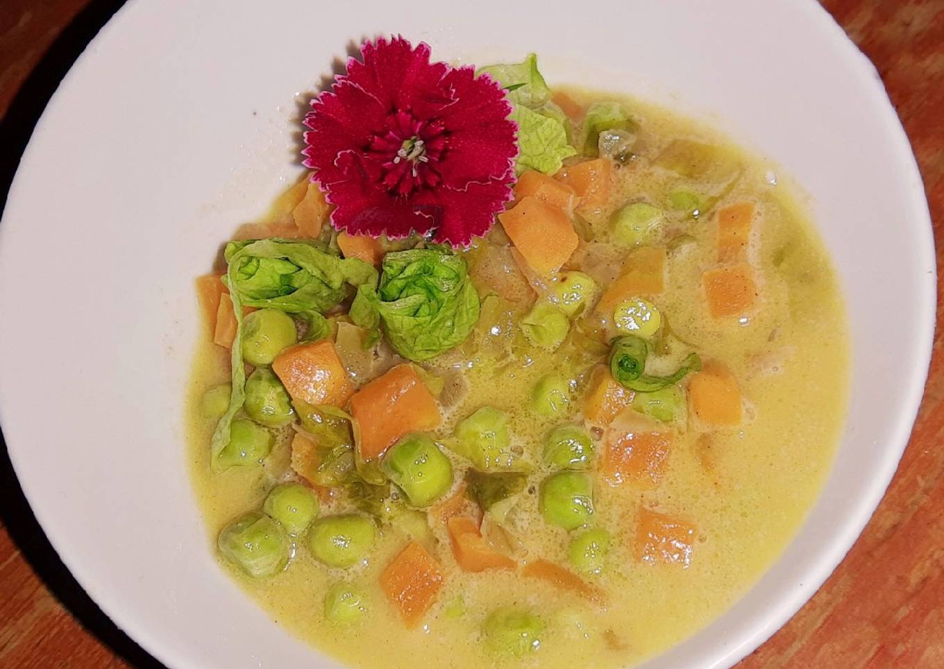 Chícharos a la francesa