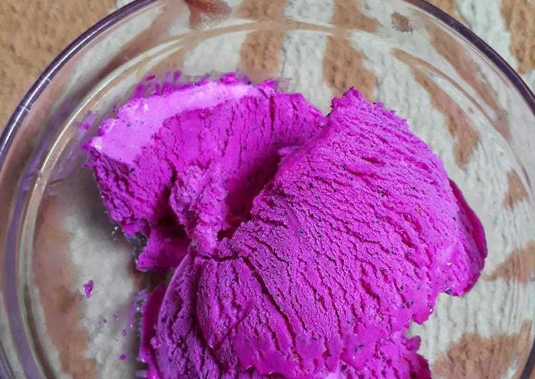 Resep Es krim buah naga, Lezat