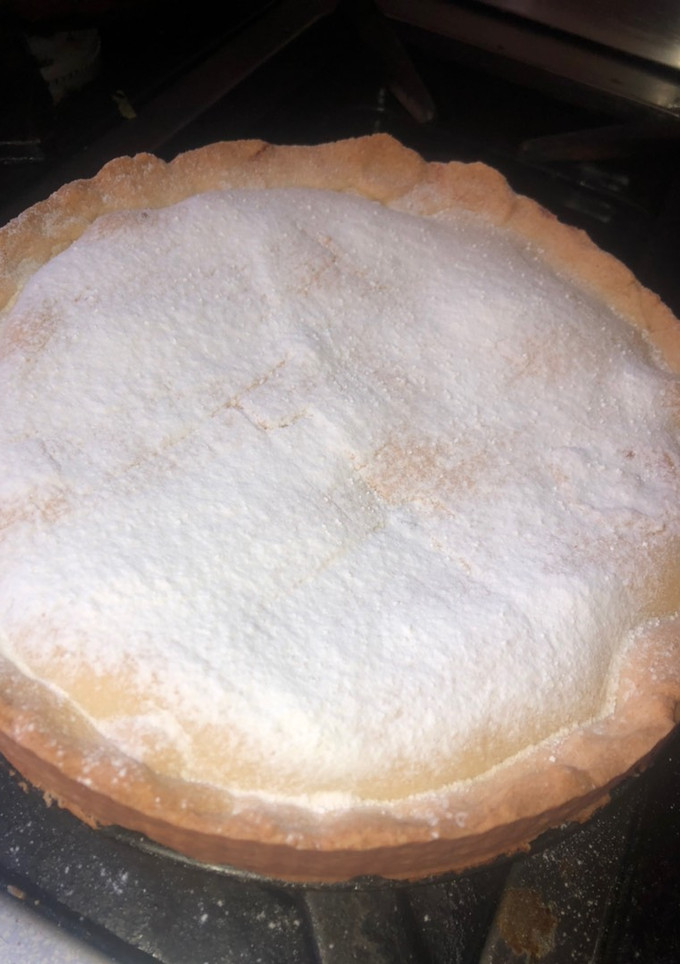Una foto de Tarta de ricota y dulce de leche 😋