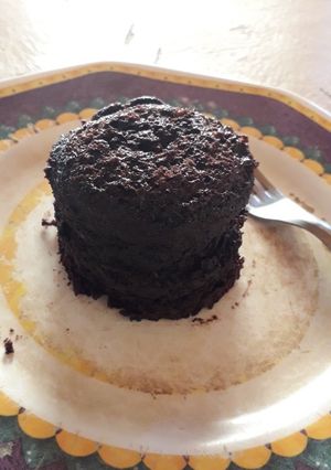 Una foto de Bizcochuelo en taza de chocolate completamente libre de harinas