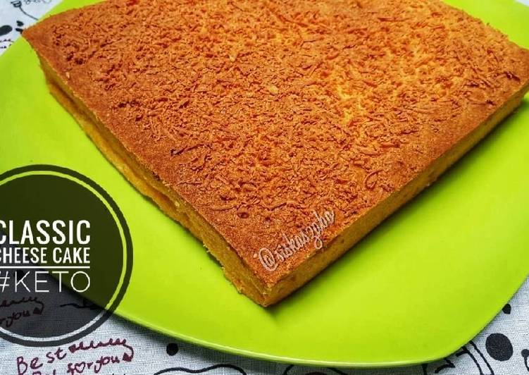 Resep Classic Cheese Cake #Keto Anti Gagal