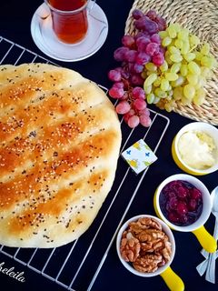 عکسی از دستور نان بربری فانتزی