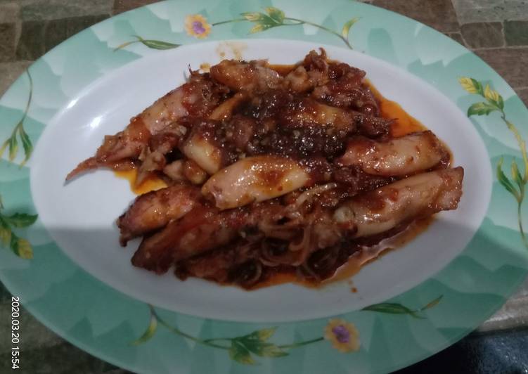 Sambal Cumi Asin seuhaaah😋