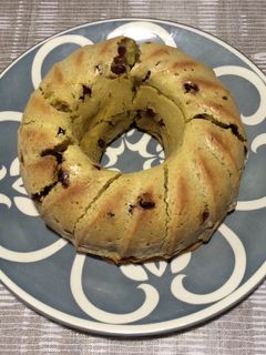 Una foto de Brioche de arándanos rojos y leche de coco con aceite de caléndula sin azúcar