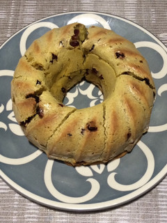 Una foto de Brioche de arándanos rojos y leche de coco con aceite de caléndula sin azúcar