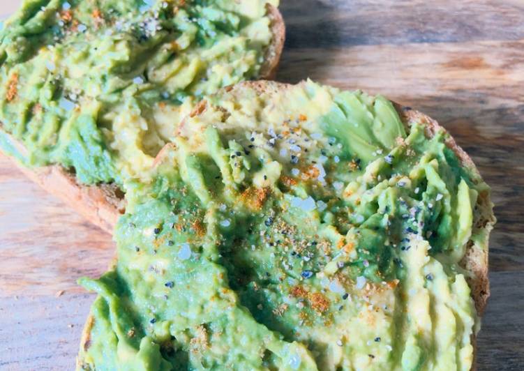 Easiest Way to Prepare Super Quick Homemade Basic avocado toast