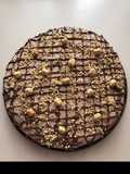 Cheesecake fredda con nutella e nocciole