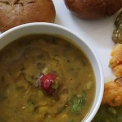 A picture of Dal Bati platter.