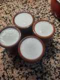 Cuajada de leche de almendras