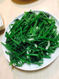 涼拌蒜香龍鬚菜 的食譜成品照片