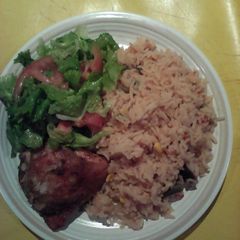 A picture of Rice without gravy.