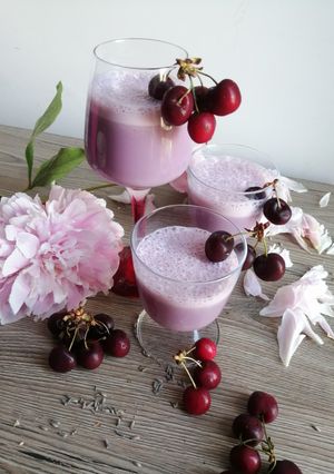 Une photo de Milkshake cerise 🍒