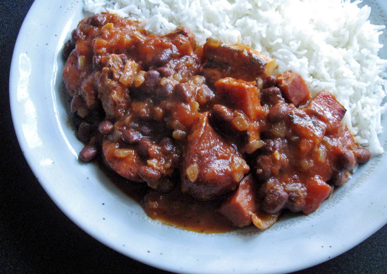 Pork, Chorizo & Black Bean Stew
