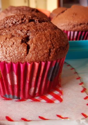 Foto di Muffin al cacao con farina integrale