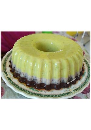 Foto resep Puding Alpukat Oreo Coklat