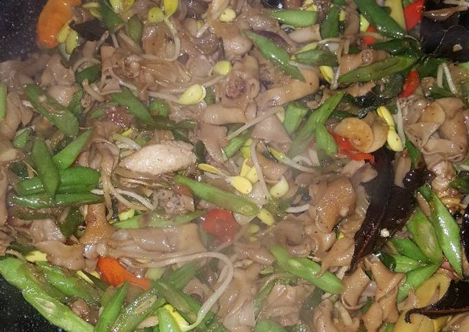 Cara Gampang Membuat Tumis buncis usus ayam cabe hijau, Sempurna