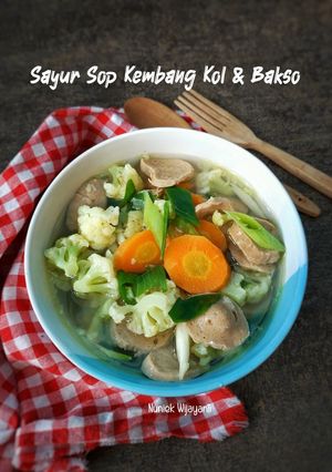 Foto resep Sop Kembang Kol & Bakso