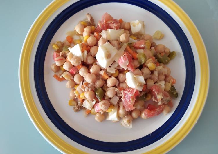 Ensalada de garbanzos
