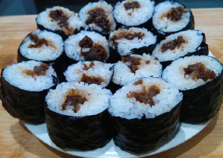 Sushi isi beef bulgogi