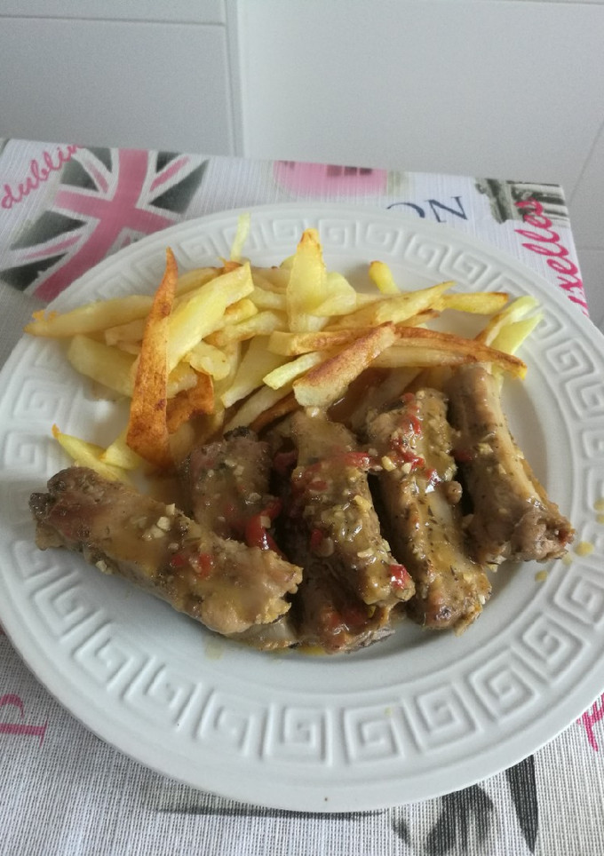 Una foto de Costillas de cerdo a mi manera