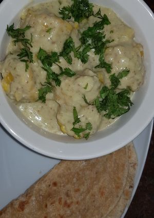 A picture of Peanut and coconut corn.