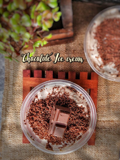 Foto resep Es Krim Coklat Homemade