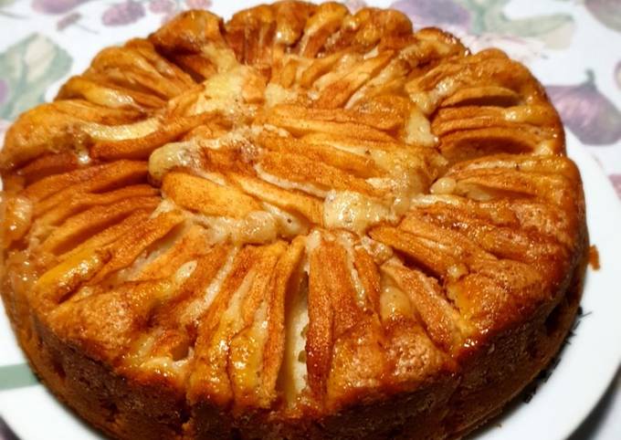 Ricetta di Veloce Torta di mele e noci