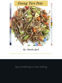 Foto resep Oseng Teri Pete