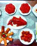 Mâm cỗ ngày Tết