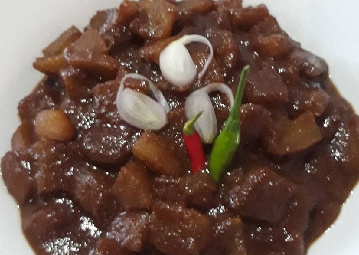 Kikil bumbu kacang sate