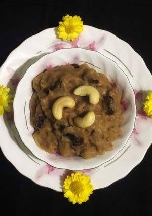 A picture of Atta Halwa.