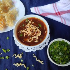 A picture of Monchow Soup.