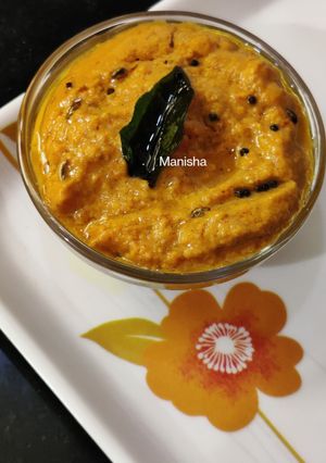 A picture of Hot & Sweet South Indian Tomato Chutney.