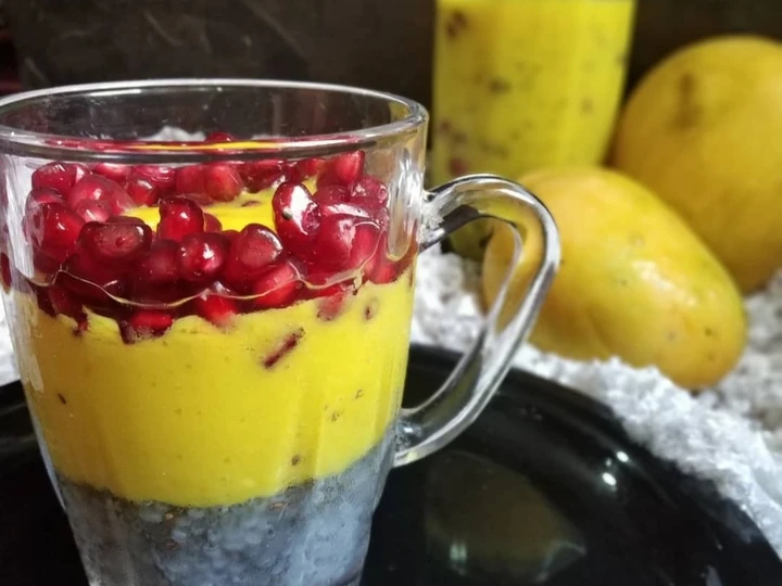 Easy Way Prepare Mango chia pudding the Delicious Appealing