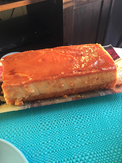 Una foto de Flan de coco