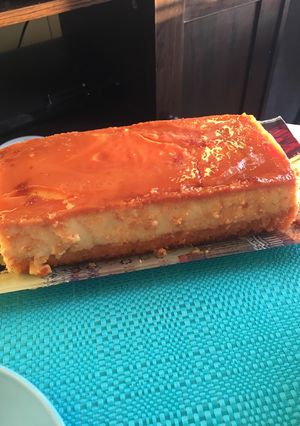 Una foto de Flan de coco