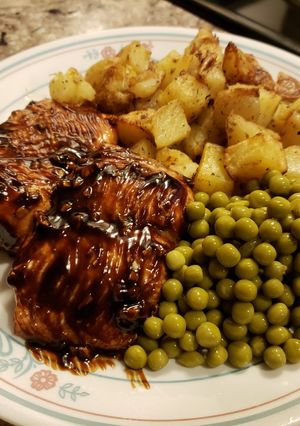 A picture of Teriyaki Salmon (Gluten Free).
