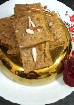 ड्राई फ्रूट सत्तू की बर्फी रेसिपी मुख्य फोटो