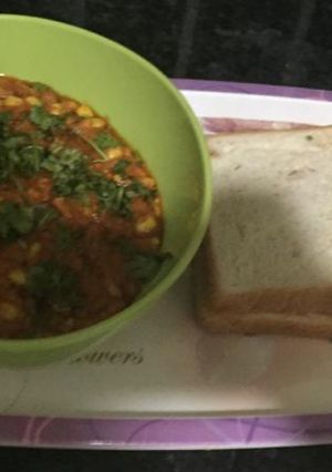 A picture of Corn curry.