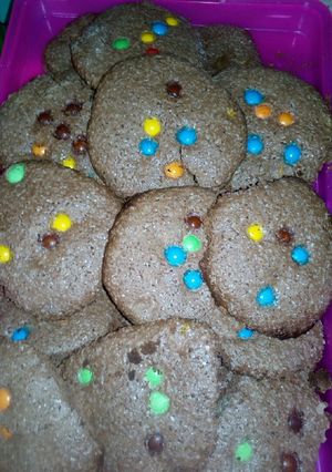 Una foto de Galletas alegres de chocolate